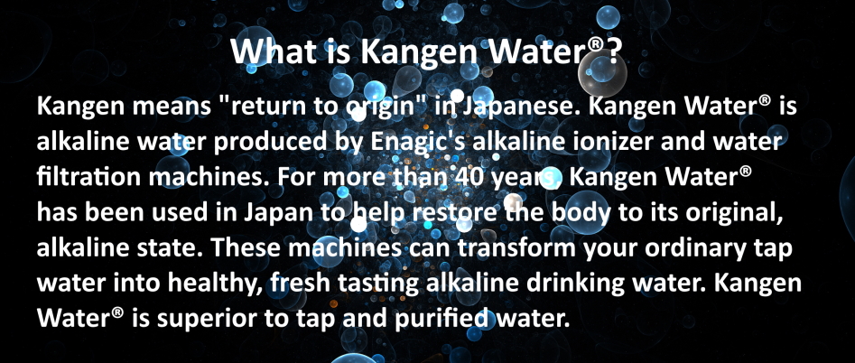 Kangen water is store it good for you